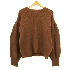 タル バイ ユミ ニット セーター 長袖 大きいサイズ 未使用 しまむら トップス レディース LLサイズ ブラウン tal. by yumi.