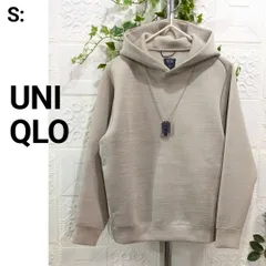 S■ウルトラストレッチ ドライスウェット プルパーカー■UNIQLO ユニクロ■男女兼用■ベージュ