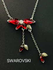 SWAROVSKI　スワロフスキー　蝶　バタフライ　ネックレス