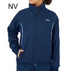 [FILA] 裏フリース ウィンドブレーカー スタンドカラージャケット【443-623】NV BL　ランニング ウォーキング　スポーツ　暖かい　フリース