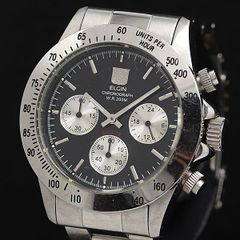 エルジン 腕時計 トレジャー クロノグラフ クォーツ 中古品 (10056 