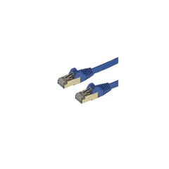 StarTech.com Cat6a LANケーブル 7.5m ブルー ツメ折れ防止RJ45コネクタ 10ギガビット対応カテゴリー6aケーブル 6ASPAT750CMBL