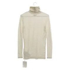JIL SANDER (ジルサンダー) 22AW ロゴプリント タートルネック ニットセーター ベージュ J40GC0020のサムネイル