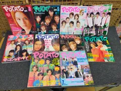 POTATO ポテト アイドル雑誌 1992～2010年 ジャニーズ SMAP 光GENJI V6 KinKi Kids 嵐 KAT-TUN NEWSまとめ 12冊セット
