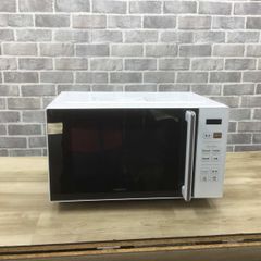 ヤマゼン 電子レンジ 500W 18L 50-60hz 全国対応 フラットテーブル PRW-F180(W) 2024年製【中古】