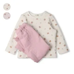 kidsforet くまプリントキルトパジャマ　b91721