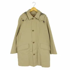 バーバリーロンドン BURBERRY LONDON 裏地ノバチェックライナー付き フーデッド中綿コート メンズ import：L 