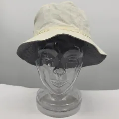 【中古】90s Stussy リバーシブルバケットハット サイズL/XL グレー ベージュ ヴィンテージ ステューシー[17]