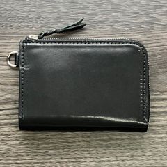 新品未使用】HERZ アラスカ革 ブラック L字ファスナー 財布 KK-38