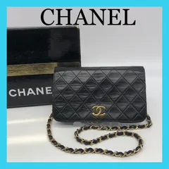 シャネル CHANEL ミニマトラッセ チェーンショルダーバッグ フルフラップ