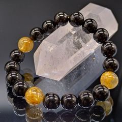 太陽ルチル、ブラウンルチル、カーネリアン、ガーネッシュヒマール水晶