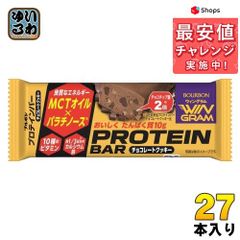 ブルボン プロテインバー チョコレートクッキー 袋 40g 27本