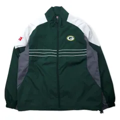 00sリーボックreebokナイロンジャケットNFLラムズ刺繍ドローコードy2k NBA/NFL/NHL/MLB ナイロンジャケット 「ヴィンテージ古着」Y2K