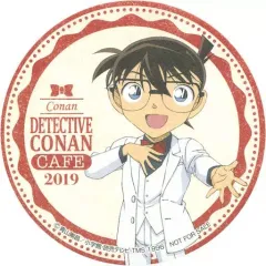 【中古】コースター(キャラクター) 江戸川コナン(等身) オリジナルコースター 「名探偵コナンカフェ2019」 ドリンク注文特典