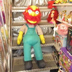 Rare! The Simpsons Groundskeeper Willie (Janitor, Gardener, Homer, Bart, Springfield) Large Plush Toy 80cm Figure Doll Plush