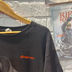 古着　L DELTA 黒　半袖　Tシャツ