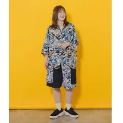 ScoLar Parity パリティのモンスター柄 切替ハーフパンツ