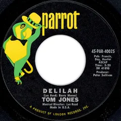 米7” Tom Jones Delilah 45PAR40025 Parrot /00080
