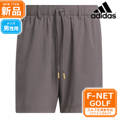 新品 【チャコール】春 夏 モデル adidas アディダス ゴルフウェア KOV90 ULT365 ツイストウィーブ 撥水 防風 ショーツ [ストレッチ＊オーソドックスなシルエット] （メンズ）