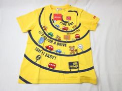 未使用 ミキハウス mikihouse Tシャツ 半袖Tシャツ タグ付き 130 イエロー キッズ 男の子