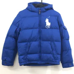 【三沢店75】 POLO RALPH LAUREN  ダウンジャケット  M（10-12）キッズ　海外製  中古品 【店舗併売】