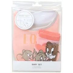 【新着商品】スモール・プラネット(Small Planet) トムとジェリー[ベビー用品]ベビーセット ビブ＆ソックス/ジェリーとタフィー ワーナーブラザース