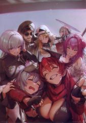 [중고] 포스터 A3 클리어 포스터 집합(RED ASH) [이치반 복권 승리의 여신: NIKKE CHAPTER4] F상
