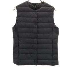 UNIQLO ユニクロ ウルトラライト ダウンベスト M ブラック 収納袋付き レディース 古着