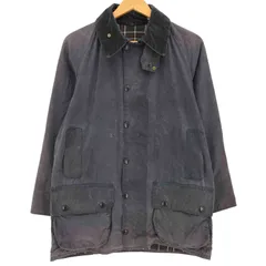 Barbour Beaufort c38 黒 縦3ワラント イングランド製 L 80〜90年代 ビンテージ 旧3ワラント Barbour バブアー