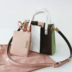 未使用 ダイアナ DIANA カラーコンビ 2WAY トートバッグ /マルチカラー カラフル ブロック ハンドバッグ トートバッグ【2400014444322】のサムネイル