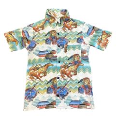 40~50s rayon Indian shirt