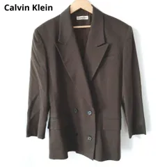 カルバンクライン Calvin Klein ジャケット アウター トップス 毛１００％ 無地 シンプル きれいめ オンオフ 大人カジュアル F