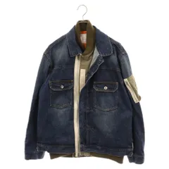 美品　sacai denim✖️ma1 ドッキングジャケット　デニムma1 sacai] Denim x MA-1 Jacket – MaW SAPPORO