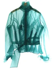 Maison Martin Margiela メゾン マルタン マルジェラ 17SS メッシュデザイントップス グリーン 42のサムネイル