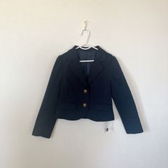 新品未使用 キッズ ジャケット ネイビー フォーマル カジュアル 130cm 男の子 女の子 GU ジーユー 卒園式 入学式 発表会