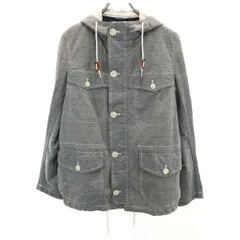 コムデギャルソンオム AD2011 日本製 HI-J047 長袖 ジャケット XS グレー COMME des GARCONS HOMME フード メンズ