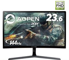 AOPEN 23.6インチ フルHD モニター 144Hz ゲーミングモニター 144Hz 液晶 湾曲 AOPEN Acer 23.6インチ