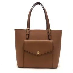 マイケルコース トート ハンドバッグ 革 茶 ビジネス フォーマル FX198