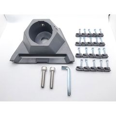 第3世代Starlink (スターリンク) 標準パイプアダプター Starlink V3 Standard Pipe Adapter - 幅広いポールサイズに対応可能 第3世代Starlink (スターリンク)インターネットキット Cosmic3C