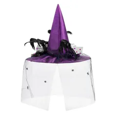 福袋売れ残りセール HOMELESS 魔女ハット 黒 ファーキャップ PARTY 帽子