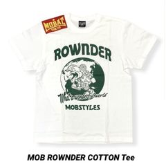 MOBSTYLES　モブスタイルス　MOB ROWNDER TEE 白