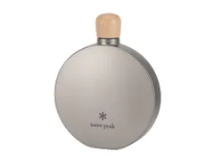 snow peak チタン丸型スキットル廃盤品、トラウトシェラカップ2023 snow peak チタン丸型スキットル廃盤品、トラウトシェラカップ