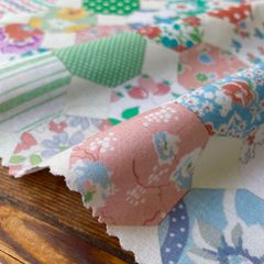＜17-0229＞Ka’s favorie feedsack collection "OCTAGON" アイボリー