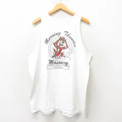 XL/古着 ビンテージ タンクトップ メンズ 00s ルーニーテューンズ タズ コットン 白 ホワイト 25jun06 中古