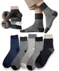 【人気商品】伸縮性・室内 アウトドア ソックス・耐久性 ソックス・通気性 暖かい 登山 春秋冬防寒 5足セット 春 温かい キャンプ メンズ 靴下 [MOSOTECH]