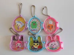 ♯Iim19Lz たまごっち! たまもりしーる ☆ キーチェーン 2 全6種