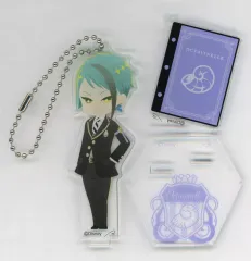 【中古】キーホルダー ジェイド・リーチ スタンドできるアクリルキーホルダー 制服Ver. 「ディズニー ツイステッドワンダーランド」 ベルメゾン限定