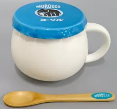 【中古】マグカップ･湯のみ ブルー モロッコヨーグルマグカップ＆スプーンセット