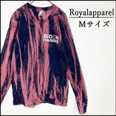 メンズタイダイ柄ブリーチ長袖TシャツM 古着屋 ロンT プリント