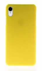 iPhone XR ケース アイフォンxr  耐衝撃 シンプル さらさら ハード ケース 【Color】 イエロー